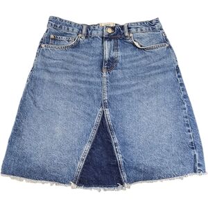 BDG Blue Denim Midi Skirt
